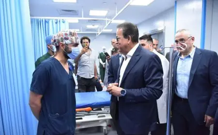وزير الصحة يزور مشروع تطوير مستشفى أورام الإسماعيلية ويشيد بسرعة تقديم العلاج للمرضى