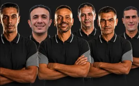 طاقم تحكيم مصري بقيادة أمين عمر يدير مباراة مثيرة بين أهلي جدة وأوكلاند سيتي في بطولة الإنتركونتيننتال