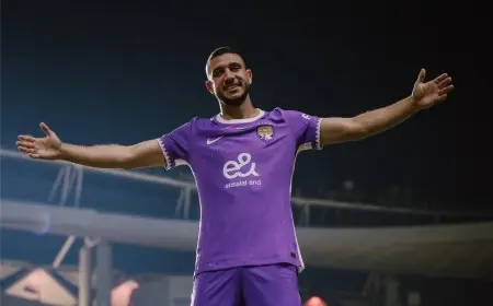 رامي ربيعة يتصدر المنافسة على لقب أفضل لاعب في الدوري الإماراتي