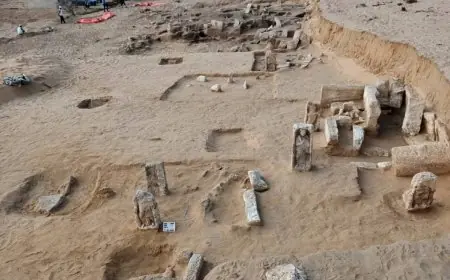 اكتشاف مثير لآثار قديمة في دمياط: شواهد قبور وتوابيت وتمائم في تل الدير