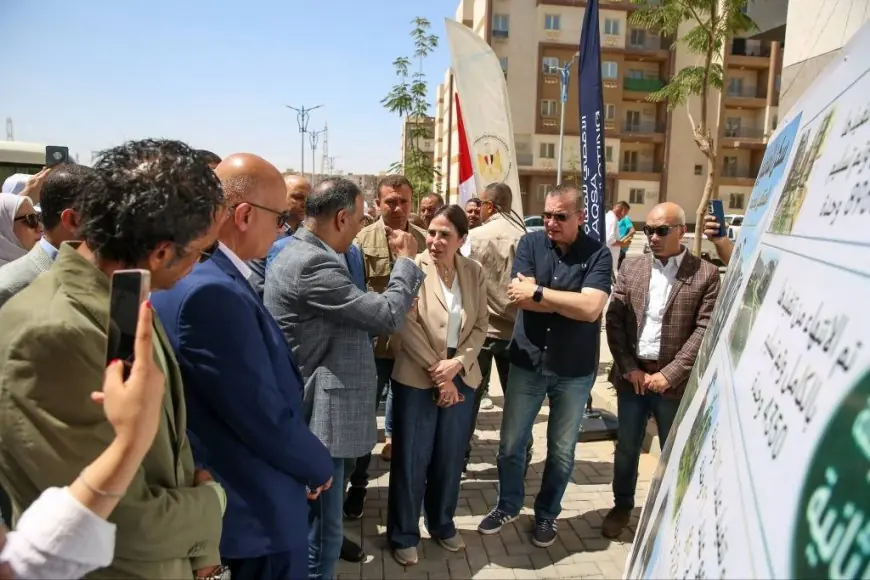 وزيرة الإسكان تستعرض مشروع سكن موظفي العاصمة الجديدة في مدينة بدر