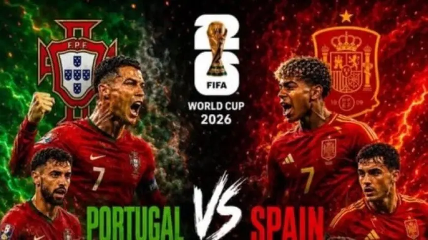 موعد مباراة البرتغال وإسبانيا والقنوات الناقلة في كأس العالم 2026