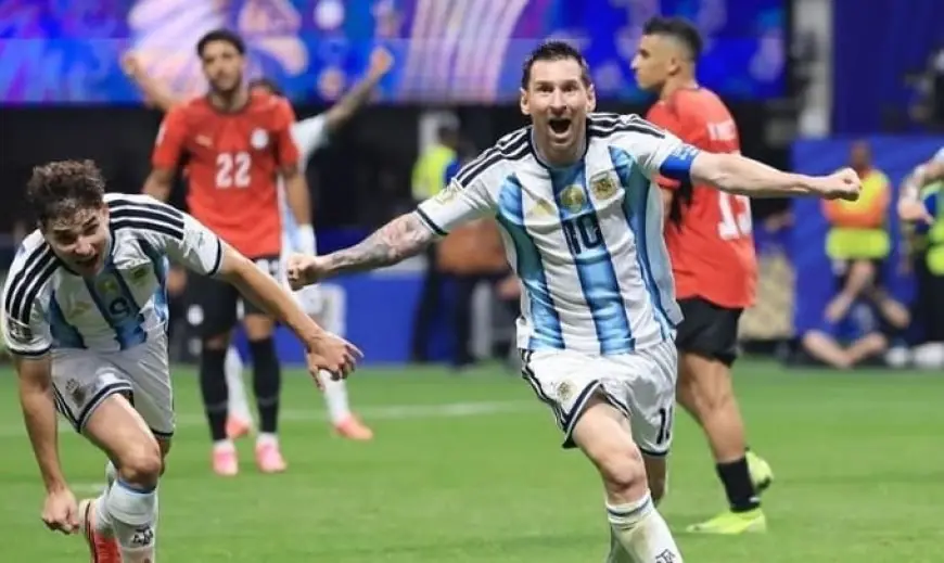 ميسي يتوج بجائزة أفضل لاعب في مباراة مصر والأرجنتين بكأس العالم 2026