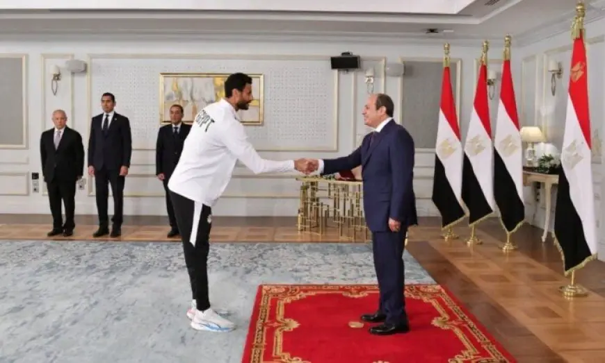 محمد الشناوي: عملنا بجهد لرفع اسم مصر، ودعمكم كان الحافز لتحقيق إنجاز كأس العالم