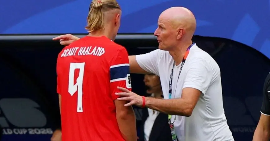 مدرب منتخب النرويج يبكي: الحظ ساندنا أمام البرازيل وخذلنا ضد إنجلترا