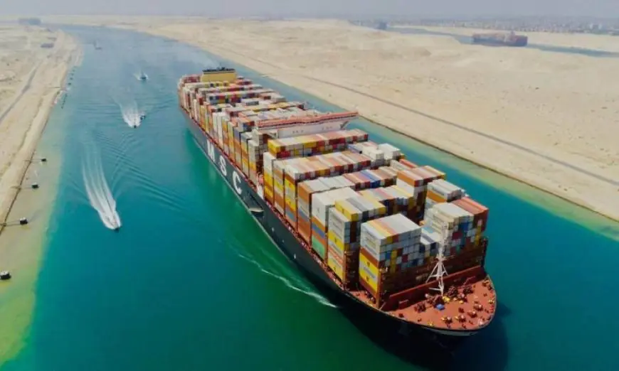 زيادة إيرادات قناة السويس بنسبة 22.1% في 9 أشهر بحسب البنك المركزي