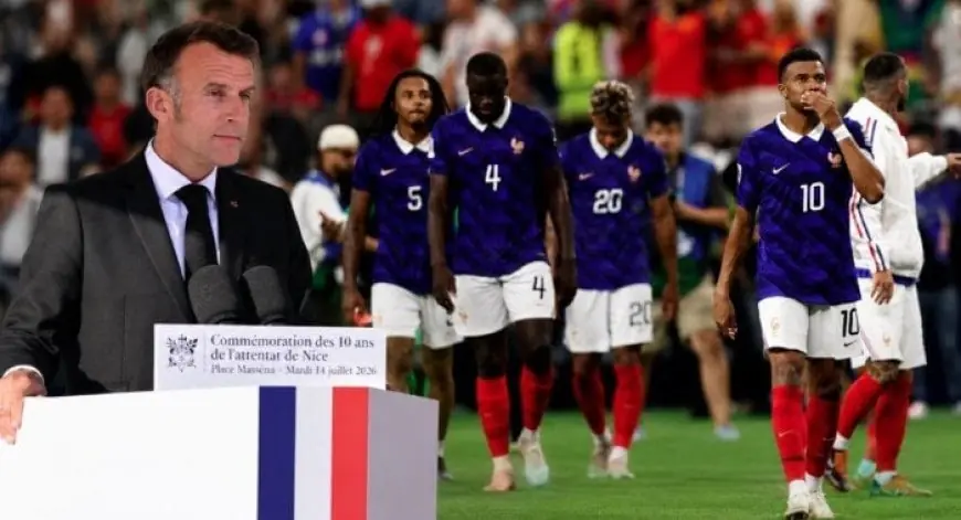 رئيس فرنسا بعد الهزيمة أمام إسبانيا في كأس العالم: «الخسارة مؤلمة»