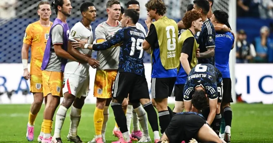 تعرف على سبب اعتداء بيلينغهام على اللاعب الأرجنتيني الشاب بعد المباراة