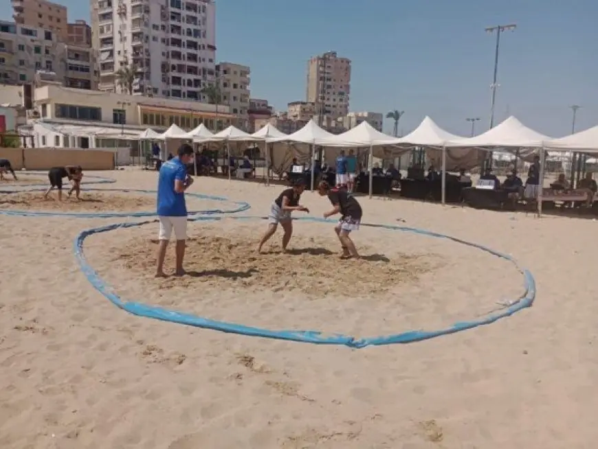 القليوبية تُحقق 6 ميداليات في بطولة الجمهورية للمصارعة الشاطئية بالإسكندرية