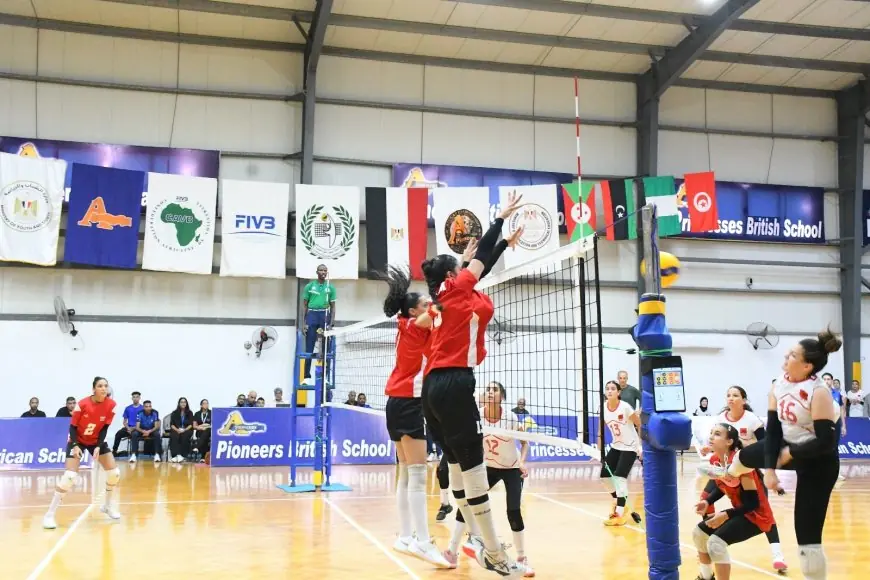 فوز منتخب ناشئات مصر على المغرب في بطولة أفريقيا للكرة الطائرة