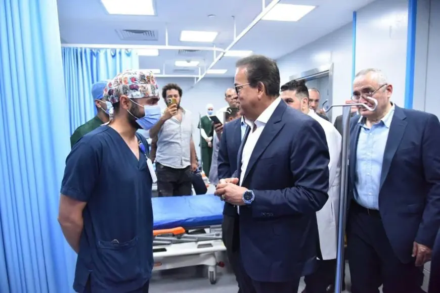 وزير الصحة يزور مشروع تطوير مستشفى أورام الإسماعيلية ويشيد بسرعة تقديم العلاج للمرضى