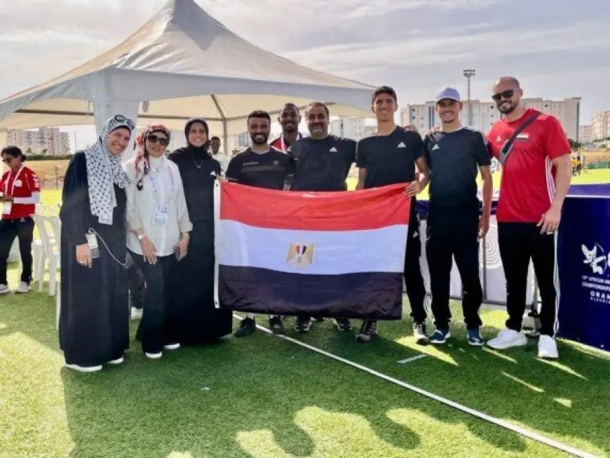 4 ميداليات لمنتخب مصر في البطولة الإفريقية للقوس والسهم بالجزائر