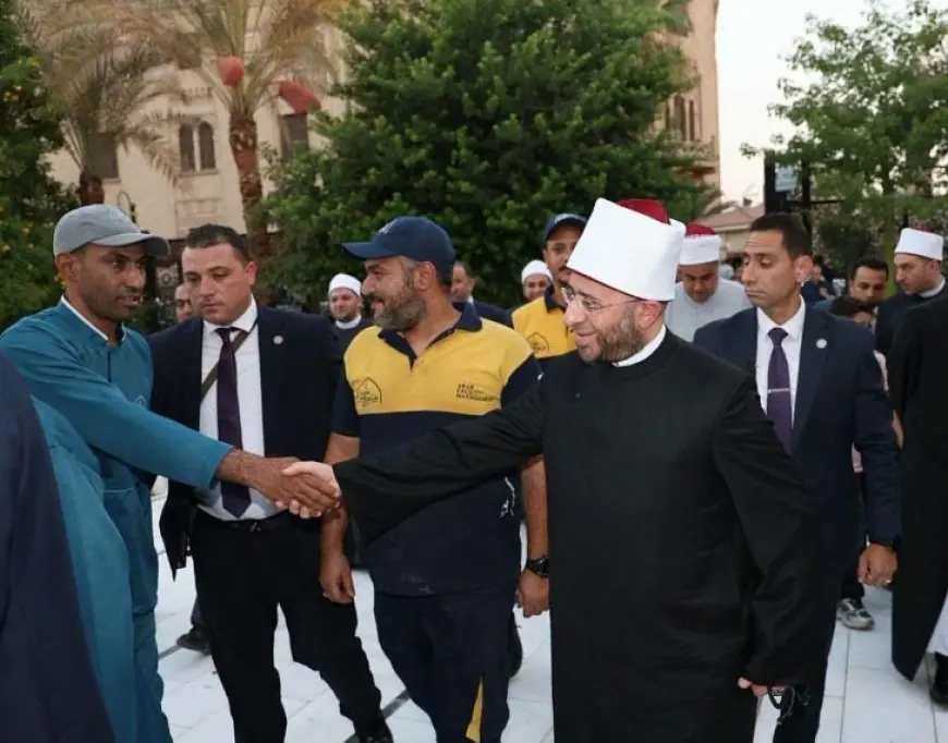 افتتاح مسجد الإمام الحسين بحلته الجديدة بحضور وزير الأوقاف ومحافظ القاهرة