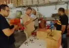 ضبط 18400 قطعة حلوى و650 كيلوجرام من مستلزمات الإنتاج في القليوبية
