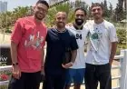 صورة جديدة تجمع أفشة وثلاثي الأهلي