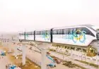 وزير النقل المجري يختبر تجربة مونوريل شرق النيل وصولاً إلى محطة مسجد الفتاح العليم