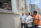 محافظ بورسعيد يوقف جولته بالمنطقة الخامسة للحديث مع زوجين مسنين في لفتة إنسانية