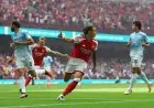 خمسة أرقام مذهلة تدخل كالافيوري التاريخ في 23 ثانية وأرتيتا يحتفظ بدرع المجتمع بلا خسارة