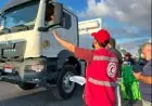 الهلال الأحمر يطلق قافلة زاد العزة لدعم غزة بـ259 حاملة مساعدات غذائية وإغاثية وطبية
