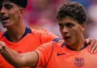 حمزة عبد الكريم يتألق في قيادة هجوم برشلونة أمام الأهلي في كأس جوان غامبر