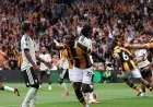 هال سيتي يفاجئ مانشستر يونايتد بثنائية في الشوط الأول