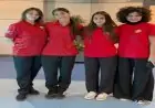 بعثة الجمباز الإيقاعي تسافر إلى إيطاليا للمشاركة في دورة ألعاب البحر المتوسط