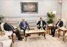 رئيس المخابرات العامة يستقبل وفد السلطة الفلسطينية لتعزيز التعاون الأمني