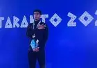 الرياضي أحمد هشام يحقق برونزية رائعة في سباق 100 متر مزدوجة بدورة ألعاب البحر المتوسط