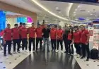 بعثة الجمباز الفني تتوجه إلى إيطاليا للمشاركة في دورة ألعاب البحر المتوسط