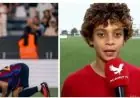 قبل مواجهة برشلونة.. تصريح حمزة عبد الكريم عن محمد صلاح في فيديو سابق