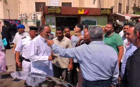 محافظ الدقهلية يعلن عن إنشاء تندة بمنافذ البيع بالشيخ حسانين لحماية المواطنين من حرارة الشمس العالية