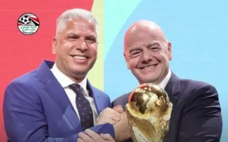 رئيس الفيفا يبارك وائل جمعة بمناسبة عيد ميلاده