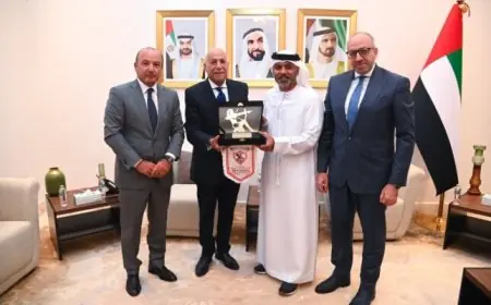 وفد الزمالك يلتقي السفير الإماراتي في القاهرة ويثني على دور الجماهير
