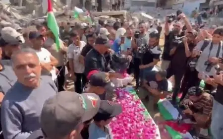 تشييع مؤلم في غزة 112 شهيدًا من عائلة واحدة بعد 3 سنوات تحت الأنقاض