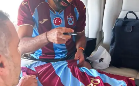 شاهد الصور الأولى لمحمد صلاح بقميص طرابزون سبور التركي