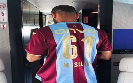 محمد صلاح يرتدي قميص طرابزون سبور بالرقم «61».. ما سر هذا الرقم الأيقوني في تركيا؟