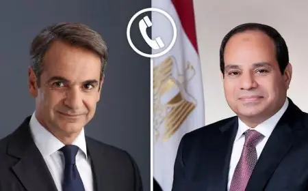 الرئيس السيسي يعلن الدعم المصري الكامل لليونان في مواجهة أزمة الحرائق
