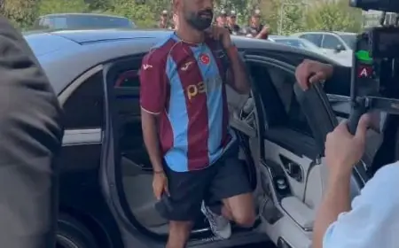 محمد صلاح يُجري الفحوصات الطبية قُبيل توقيعه الرسمي لانضمامه إلى طرابزون سبور