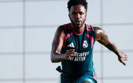 فينيسيوس يصدم أرسنال بقراره البقاء في ريال مدريد