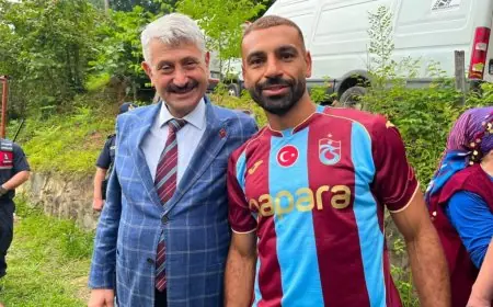 استقبال حافل لمحمد صلاح في أراكلي ضمن زيارته الأولى إلى طرابزون