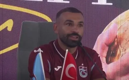 «أود أن أتعلم التركية».. أول تعليق لمحمد صلاح خلال تقديمه لجماهير طرابزون سبور
