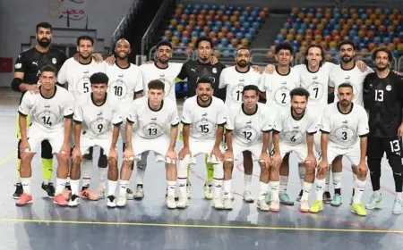 مصر تتصدر التصنيف الأول في قرعة كأس الأمم الأفريقية لكرة الصالات