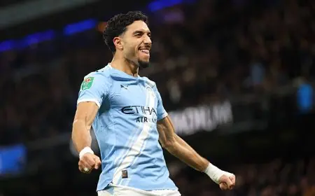 أداء مذهل لمرموش بثنائية في مباراة مانشستر سيتي وأتلتيكو مدريد الودية