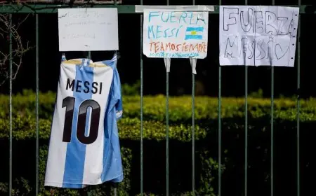 وداع مؤثر لميسي لوالده في روساريو وتأثير الحداد على مباريات الأرجنتين