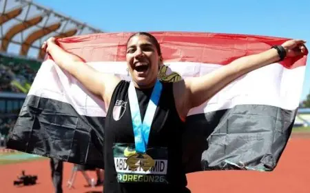 تعرف على أسيل أسامة بطلة العالم للشباب في رمي الرمح