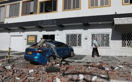زلزال مدمر يضرب كولومبيا بقوة 7.4 درجة: وفاة 111 شخصًا وانهيار عشرات المباني