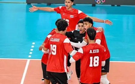 منتخب مصر يتفوق على السعودية في بطولة الناشئين العربية للكرة الطائرة