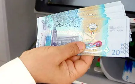 سعر الدينار الكويتي يواصل الارتفاع اليوم الخميس 13 أغسطس 2026
