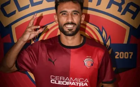 رسمياً سيراميكا كليوباترا يعلن التعاقد مع محمد شيكا لتعزيز الفريق