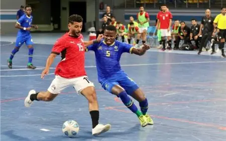 منتخب مصر لكرة الصالات يكتسح تنزانيا بسداسية في مباراة ودية